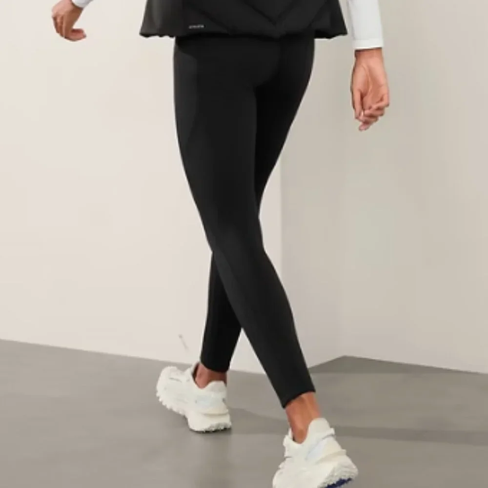 NWT Athleta Fleece Lined Stash High Rise Legging - Picture 4 of 11